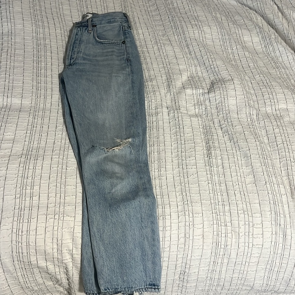 AGOLDE high rise ankle jeans - Picture 3 of 4